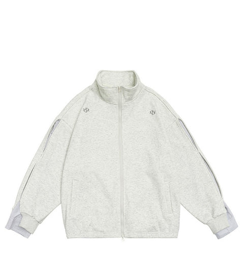 heavy fake two pieces fleece-lined