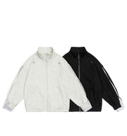 heavy fake two pieces fleece-lined