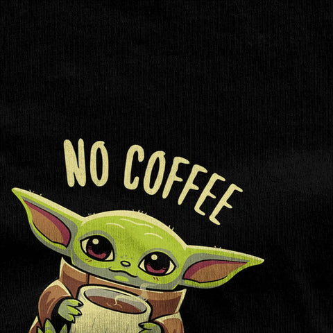 Yoda T-Shirt for Men O Neck Cotton